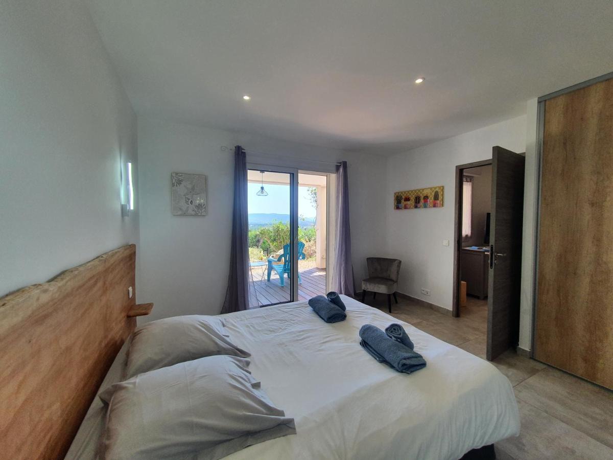 Tres Belle Residence Vue Mer Et Piscine Chauffee - Baccalocation Porto-Vecchio  Eksteriør billede