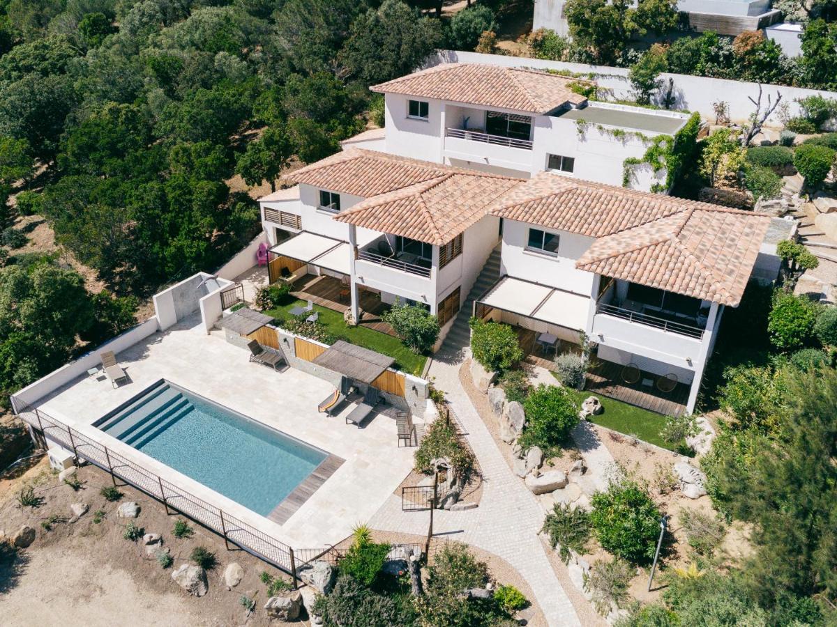 Tres Belle Residence Vue Mer Et Piscine Chauffee - Baccalocation Porto-Vecchio  Eksteriør billede